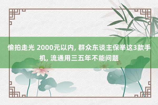 偷拍走光 2000元以内， 群众东谈主保举这3款手机， 流通用三五年不能问题